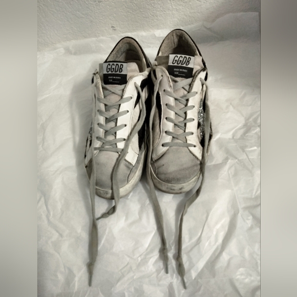 GOLDEN GOOSE GENIUNE CALF HAIR SIZE 38 ZEBRA PRINT - Picture 2 of 16